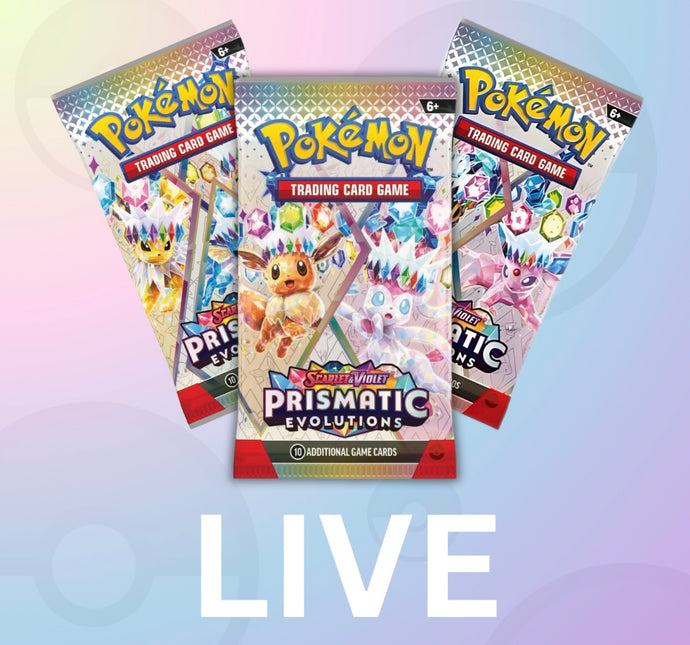 [LIVE] Prismatic Evolutions - Booster Pack